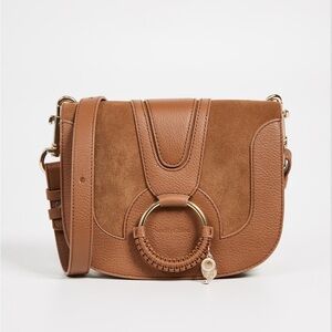 See By Chloe Brown Leather Crossbody Bag